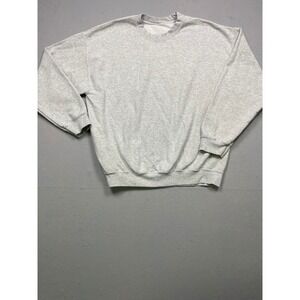 Unbranded Crewneck Sweatshirt Cotton Blend Heather Gray XL Mens
